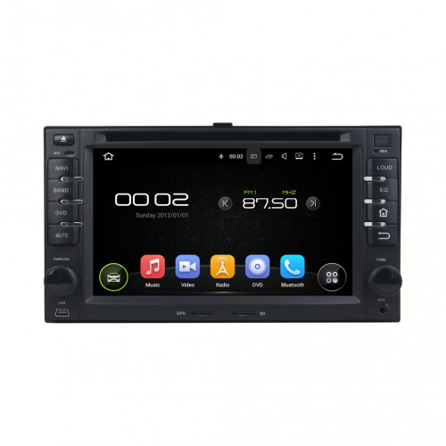 Универсальная магнитола Сarmedia XN-6227-P30 Kia 188x102мм