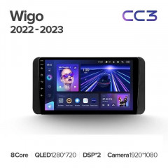 Штатная магнитола Teyes CC3 6/128 Toyota Wigo (2022-2023) F2