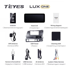 Штатная магнитола Teyes LUX ONE 6/128 Honda Civic 8 FK FN FD (2005-2012) Правый руль