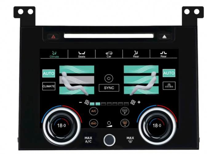 Панель управления климатом для Carmedia ZF-2003 Land Rover RR Vogue 2013-2017