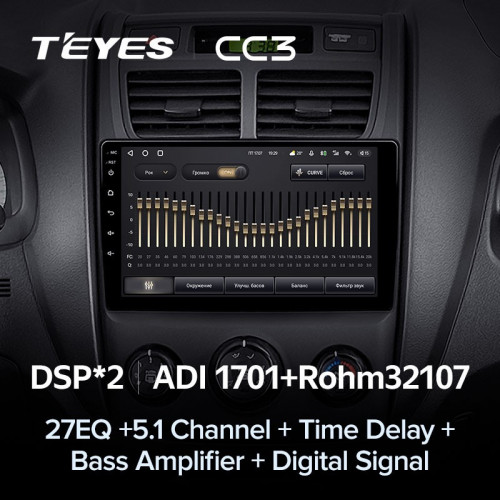 Штатная магнитола Teyes CC3 4/32 Kia Sportage 2 (2007-2009)