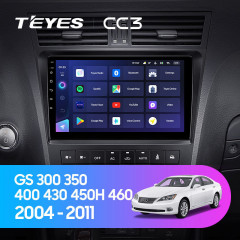 Штатная магнитола Teyes CC3 6/128 Lexus GS300 350 400 430 450h 460 (2004-2011)
