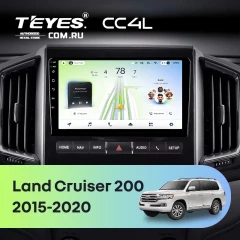 Штатная магнитола Teyes CC4L 4/64 Toyota Land Cruiser 200 (2015-2020) F1