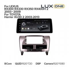 Штатная магнитола Teyes LUX ONE 4/32 Toyota Harrier XU30 (2003-2013) Тип-A