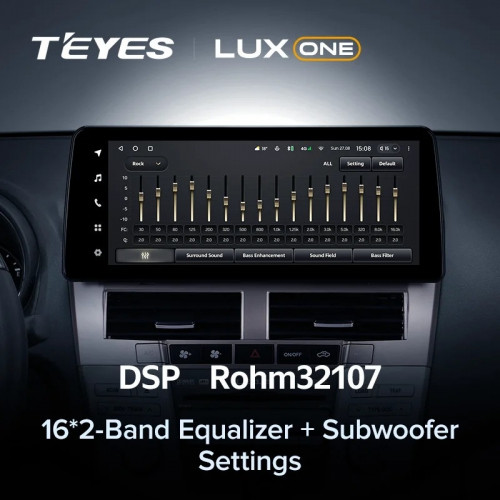 Штатная магнитола Teyes LUX ONE 4/32 Toyota Harrier XU30 (2003-2013) Тип-A