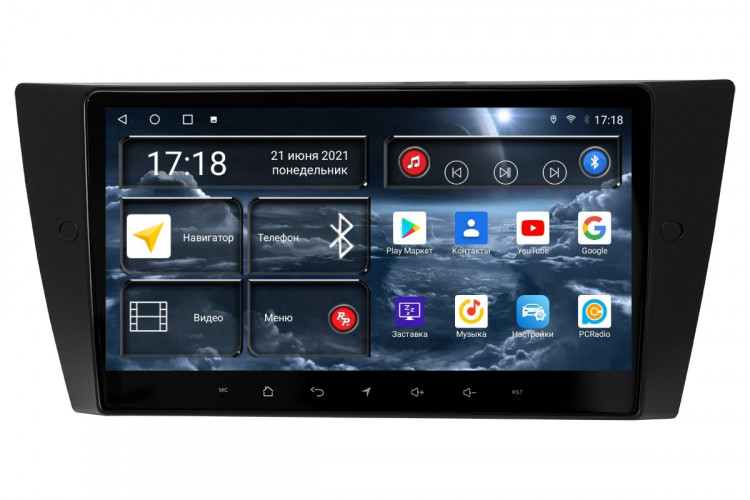 Штатная магнитола Redpower 71082 BMW 3-серия рестайл E90 (09.2008-09.2011)