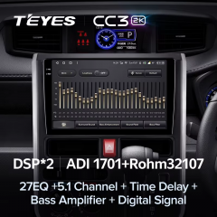 Штатная магнитола Teyes CC3 2K 6/128 Toyota Roomy (2016-2020 ) Правый руль