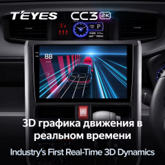Штатная магнитола Teyes CC3 2K 6/128 Toyota Roomy (2016-2020 ) Правый руль