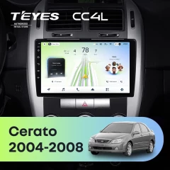 Штатная магнитола Teyes CC4L 4/64 Kia Cerato 1 LD (2004-2008) F1