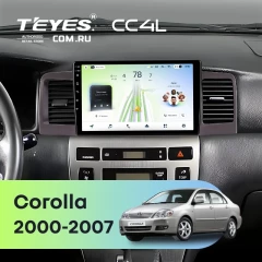 Штатная магнитола Teyes CC4L 6/64 Toyota Corolla 120 (2000-2007) (коричневая) F1