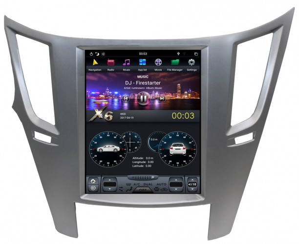 Штатная магнитола Tesla Сarmedia ZF-1070-B-DSP Subaru Outback 2009-2011