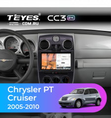 Штатная магнитола Teyes CC3 2K 4/64 Chrysler PT Cruiser (2005-2010)