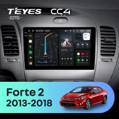 Штатная магнитола Teyes CC4 6/64 Kia Forte 2 (2013-2018) F1 Тип-C