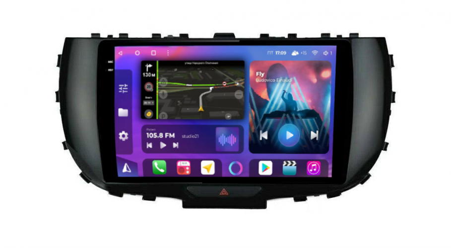 Штатная магнитола FarCar XXL1214M Kia Soul 2019+