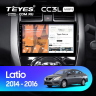 Штатная магнитола Teyes CC3L WiFi 2/32 Nissan Latio N17 (2014-2016) Правый руль