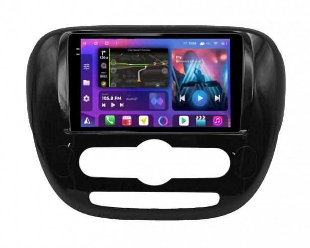 Штатная магнитола FarCar XXL526M Kia Soul 2013-2019 климат