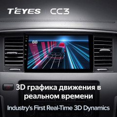 Штатная магнитола Teyes CC3 6/128 Nissan Patrol Y62 (2010-2020) F1 9"