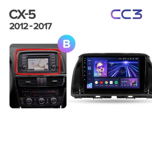 Штатная магнитола Teyes CC3 6/128 Mazda CX-5 (2012-2015) Тип-A