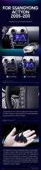 Штатная магнитола Teyes CC3 2K 360 6/128 SsangYong Actyon C100 (2005-2011)