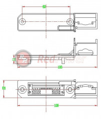 Камера заднего вида Redpower Premium VW148 VW Passat B5 и B6 Sedan, Touran (03-10), Golf 5, Jetta (06-10), CC (08-11), Multivan T5