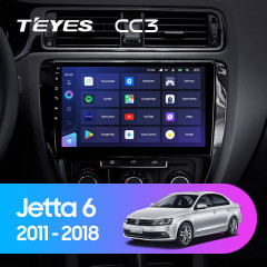 Штатная магнитола Teyes CC3 6/128 Volkswagen Jetta 6 (2011-2018)