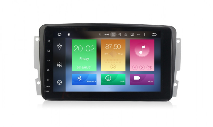 Штатная магнитола Carmedia MKD-M807-P5 Mercedes-Benz CLK-klasse C209/W209