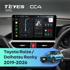 Штатная магнитола Teyes CC4 8/128 Toyota Raize (2019-2026) F2 Правый руль