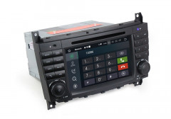 Штатная магнитола Carmedia MKD-M790-P6 Mercedes-Benz C-класс W203 рестайл 2004-2007