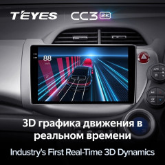 Штатная магнитола Teyes CC3 2K 6/128 Honda Fit GE GP GE (2007-2014) Правый руль