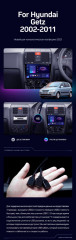 Штатная магнитола Teyes CC3 6/128 Hyundai Getz (2002-2011) Правый руль