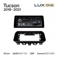 Штатная магнитола Teyes LUX ONE 4/32 Hyundai Tucson (2018-2021)