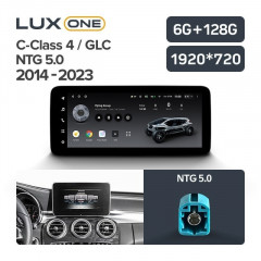 Штатная магнитола Teyes LUX ONE 6/128 Mercedes-Benz GLC-Class X253 (NTG 5.0) (2014-2023)