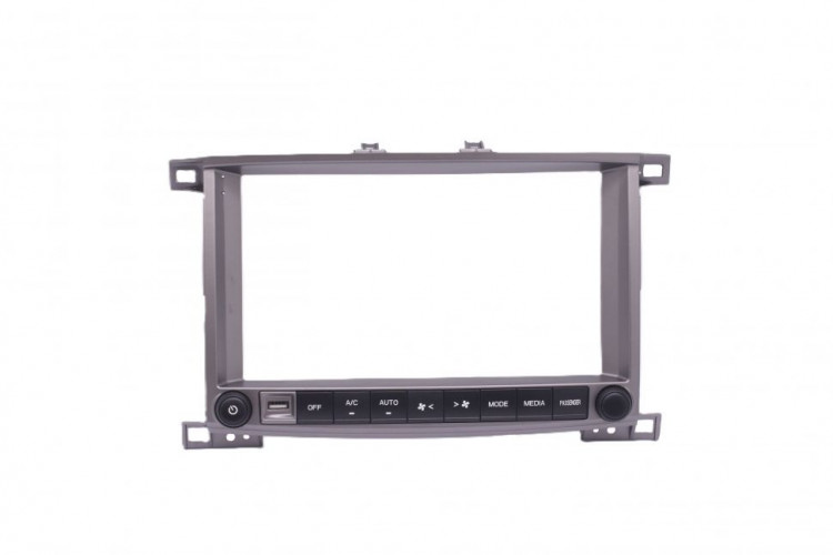 Переходная рамка Toyota Land Cruiser 100 / Lexus LX470 (2002-2007) (C - с выводом климата на экран) F2 (10")