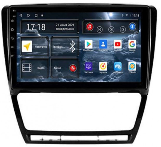 Штатная магнитола Redpower 71005B Skoda Octavia A5 (02.2004-04.2013) (Чёрная) (Климат)