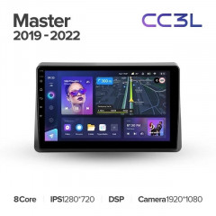 Штатная магнитола Teyes CC3L WiFi 2/32 Renault Master (2019-2022)