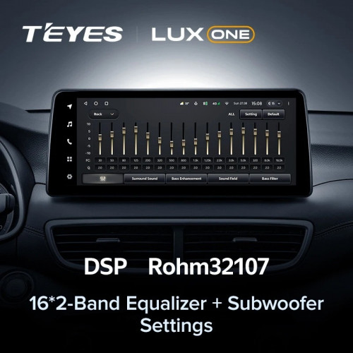 Штатная магнитола Teyes LUX ONE 6/128 Hyundai Tucson (2018-2021)