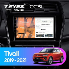 Штатная магнитола Teyes CC3L 4/64 SsangYong Tivoli (2019-2023)