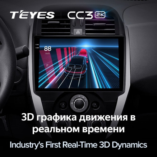 Штатная магнитола Teyes CC3 2K 360 6/128 Nissan Sunny (2014-2019) F1