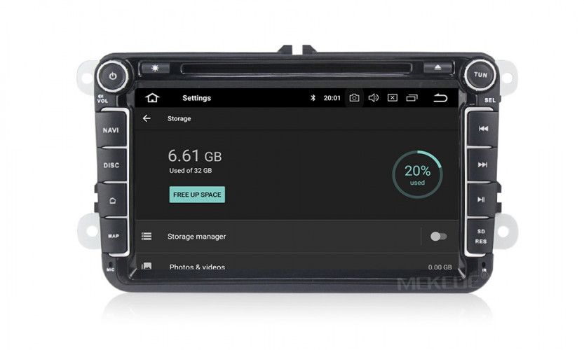 Штатная магнитола Carmedia MKD-8019-P30-8 Volkswagen Tiguan I (2007-2015)