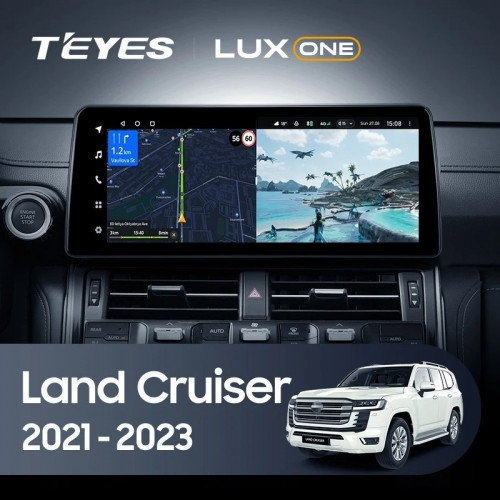Штатная магнитола Teyes LUX ONE 4/32 Toyota Land Cruiser J300 300 (2021-2023) F1
