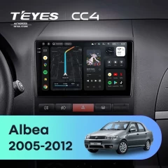Штатная магнитола Teyes CC4 6/64 Fiat Albea (2005-2012)