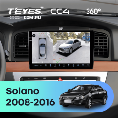 Штатная магнитола Teyes CC4 360 8/128 Lifan Solano (620, 630) (2008-2016)