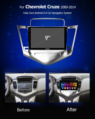 Штатная магнитола Carmedia OL-9222-Q Chevrolet Cruze 2009-2012