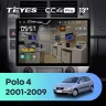 Штатная магнитола Teyes CC4 Pro 12/256 Volkswagen Polo Mk4 (2001-2009) F2 (13")