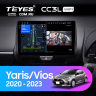 Штатная магнитола Teyes CC3L WiFi 2/32 Toyota Yaris (2020-2023) Правый руль