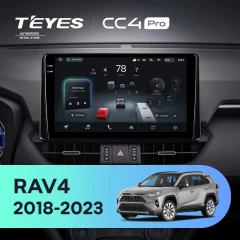 Штатная магнитола Teyes CC4 Pro 8/128 Toyota RAV4 5 XA50 (2018-2023) F2 Тип-B