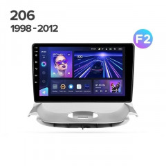 Штатная магнитола Teyes CC3 6/128 Peugeot 206 T13 T16 T12 (1998-2012) F2