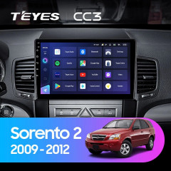 Штатная магнитола Teyes CC3 4/64 Kia Sorento 2 XM (2009-2012) Тип-A