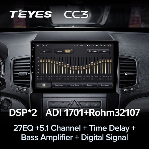 Штатная магнитола Teyes CC3 4/64 Kia Sorento 2 XM (2009-2012) Тип-A