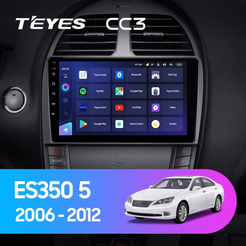 Штатная магнитола Teyes CC3 6/128 Lexus ES350 5 XV40 (2006-2012) Тип-AB